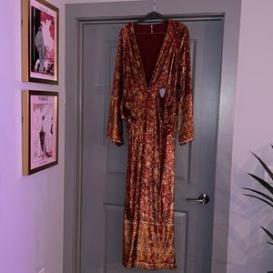 Free People Velour jumpsuit